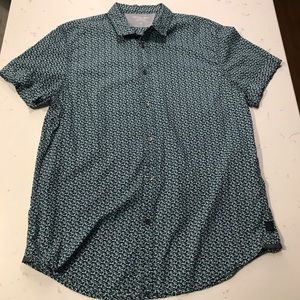 Calvin Klein Jeans button down short sleeve shirt